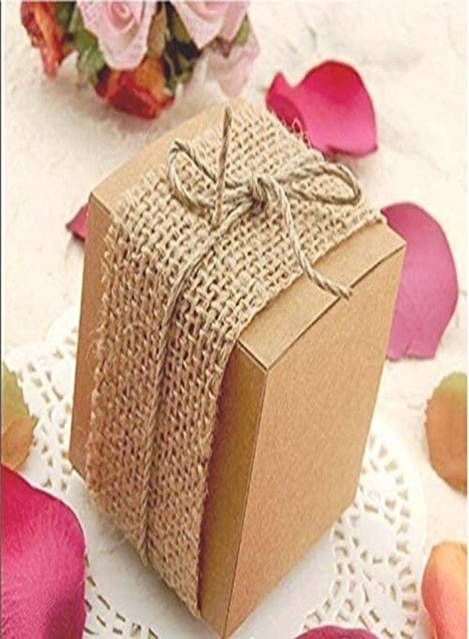 Vemlons Jute Cord for Craft Project/Natural Jute Rope/Jutes Twisted Cord for Art and Craft 2 ply 2 mm (17 m Set of 4 Piece)-Brown - Image 4